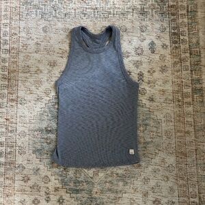 VUORI Sunrise High Neck Casual Tank Top Heather Gray Women's XS